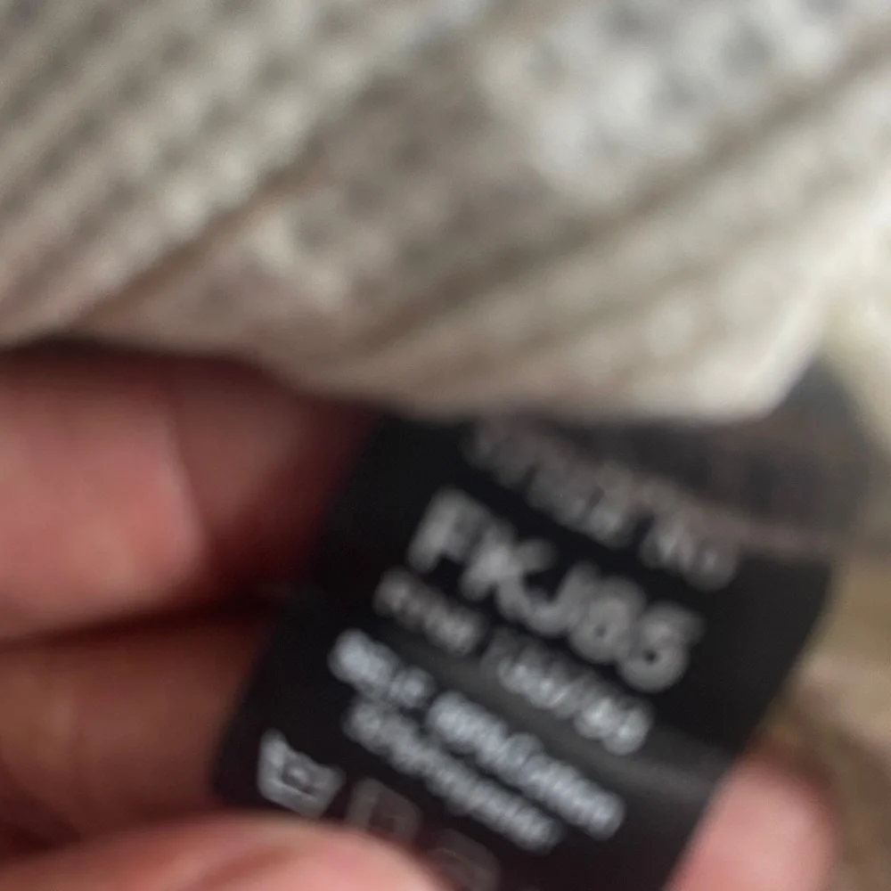 POL Ivory Multi Pinstripe Oversized Distressed Patchwork Jacket small NWT - Picture 7 of 7